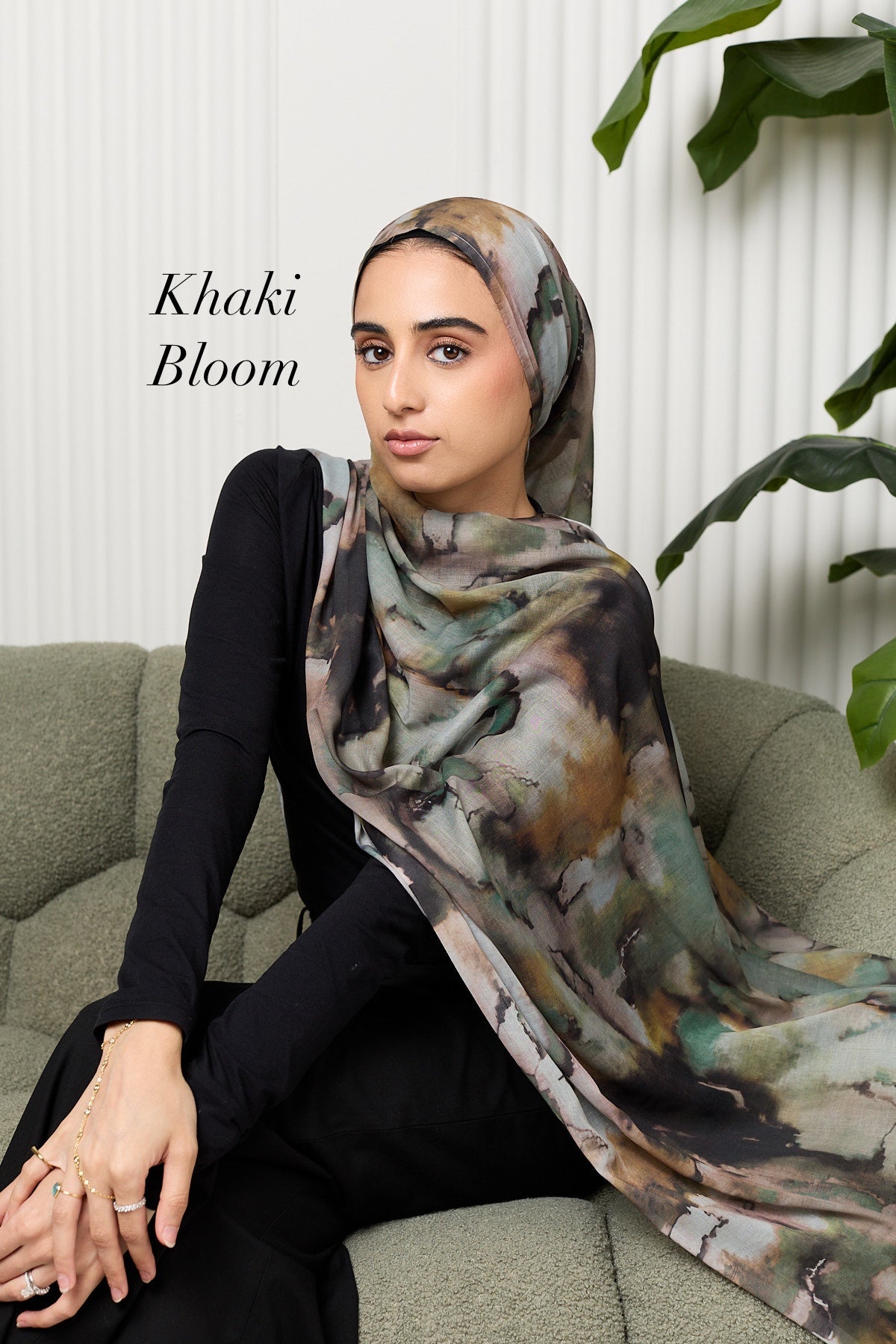 Tie dye modal hijab