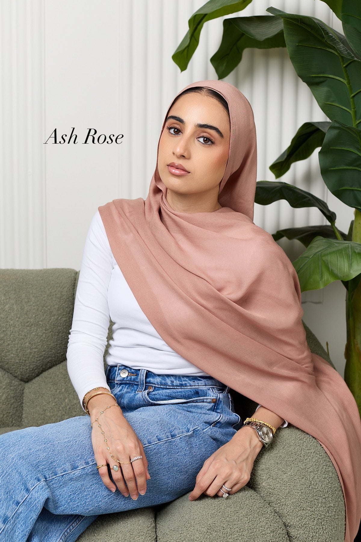 Premium Modal hijab with matching under cap