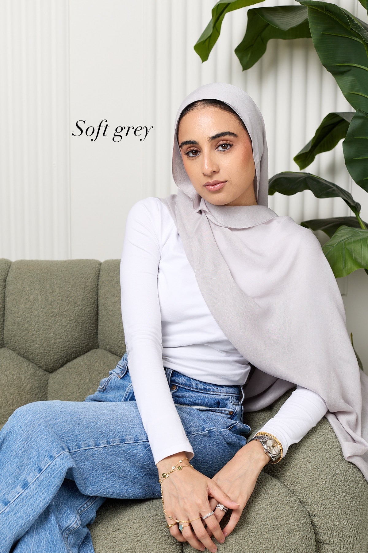 Premium Modal hijab with matching under cap