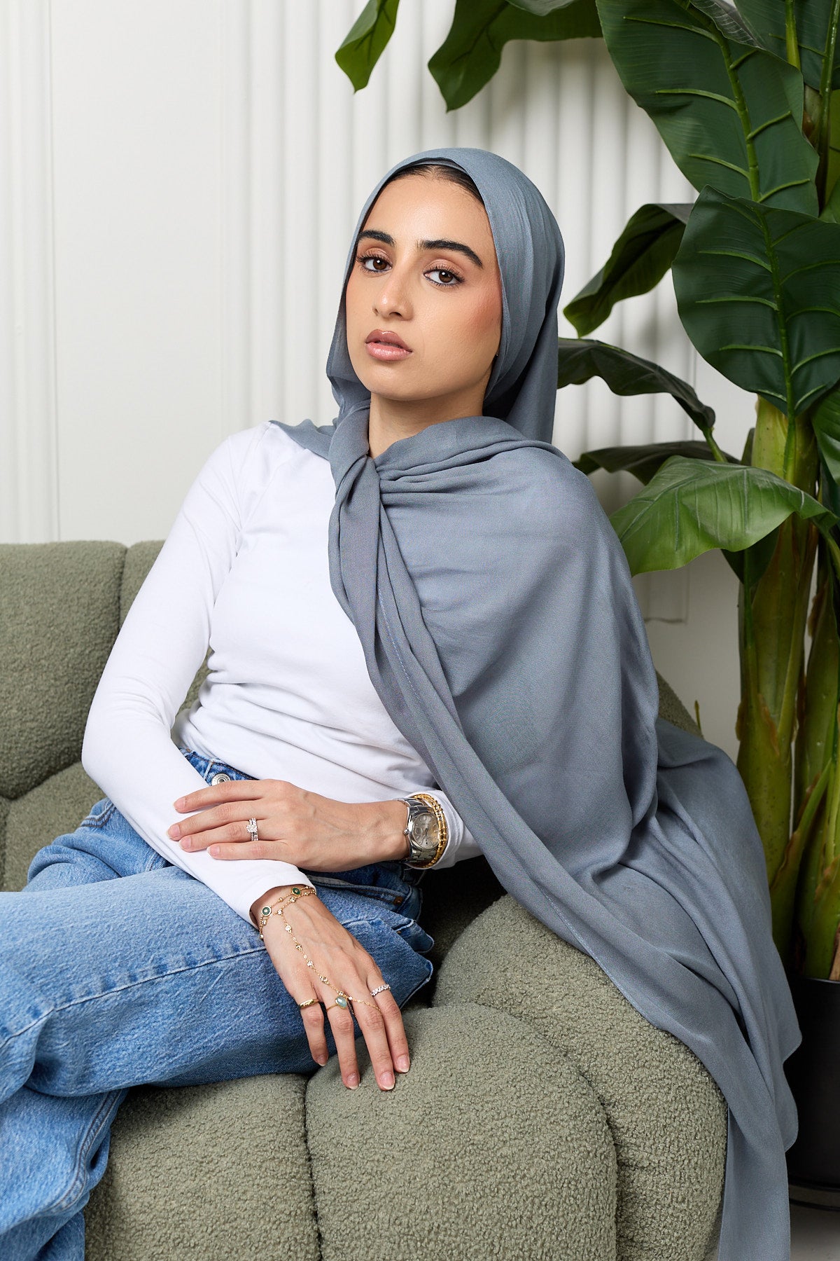 Modal Hijab with Under Cap