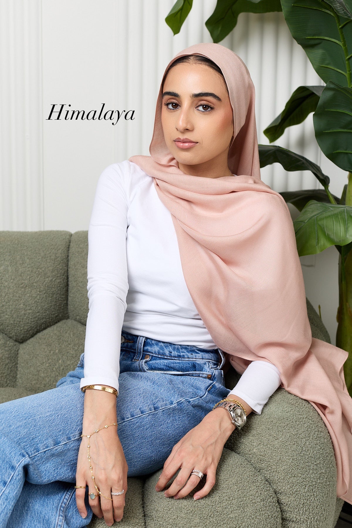 Premium Modal hijab with matching under cap