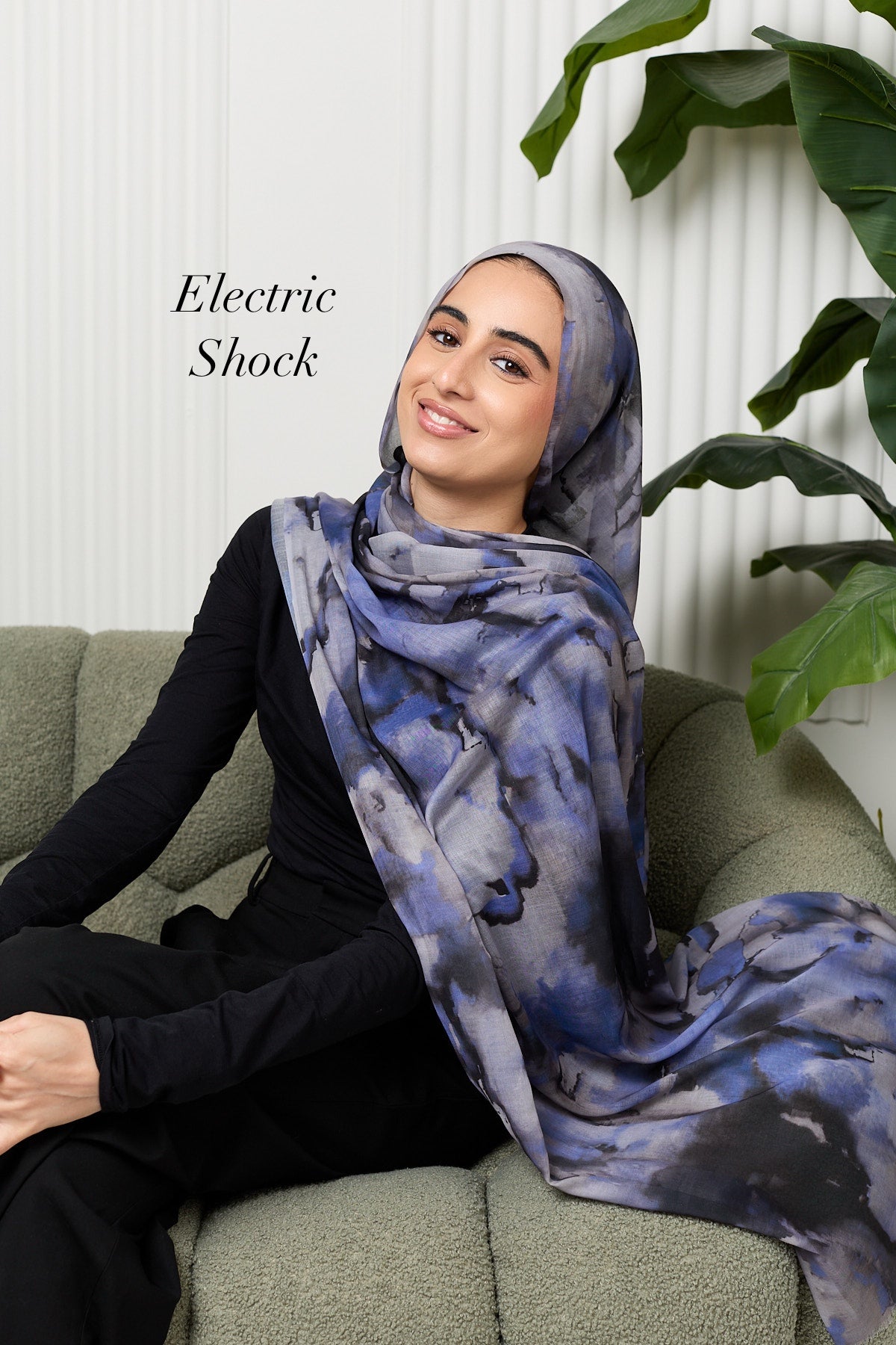 Tie dye modal hijab