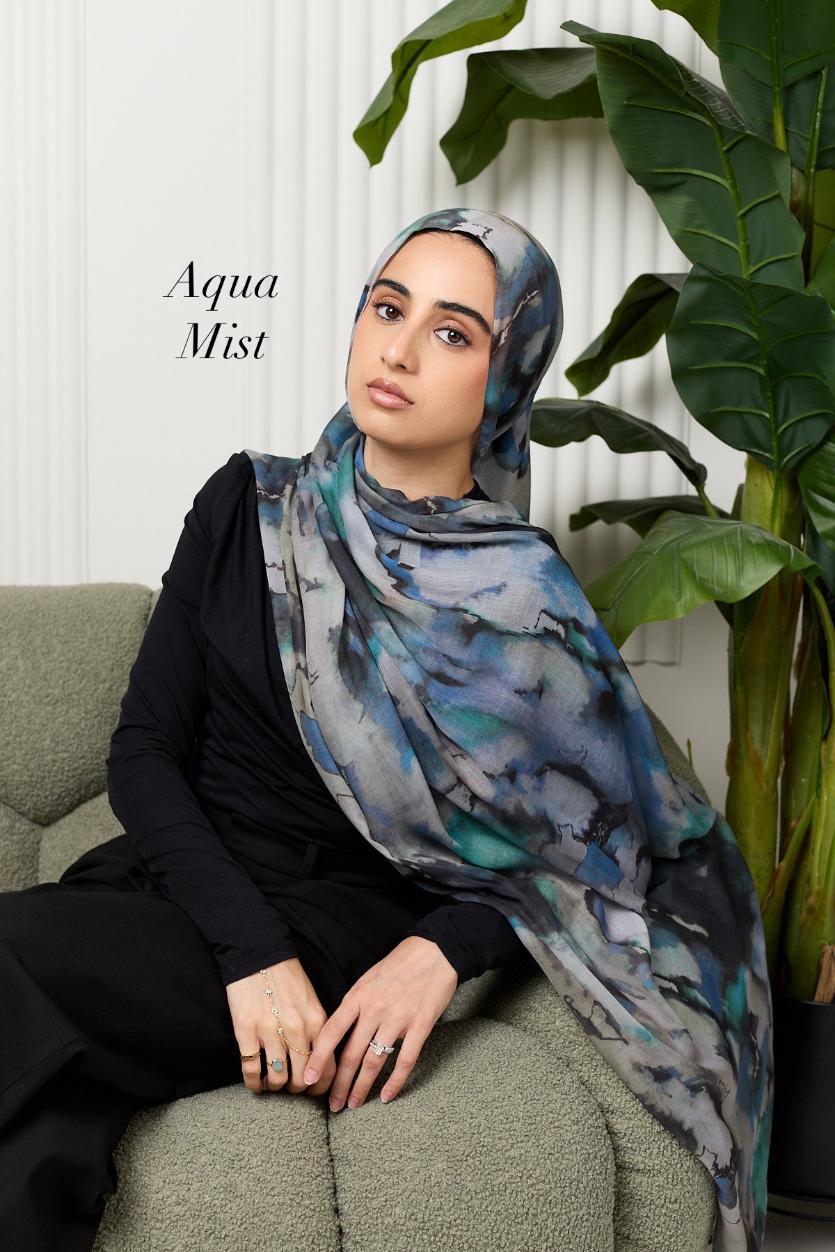 Tie dye modal hijab