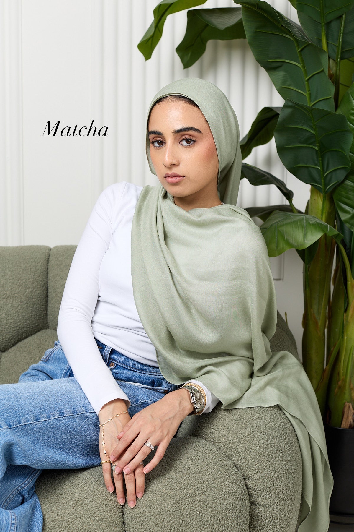 Premium Modal hijab with matching under cap