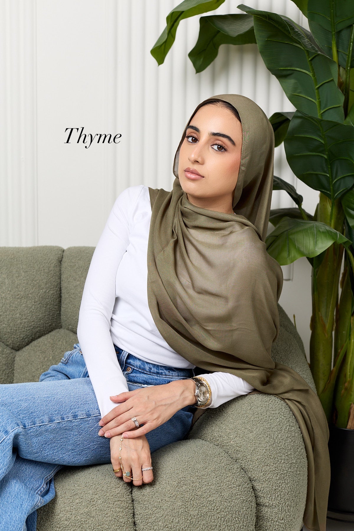 Premium Modal hijab with matching under cap