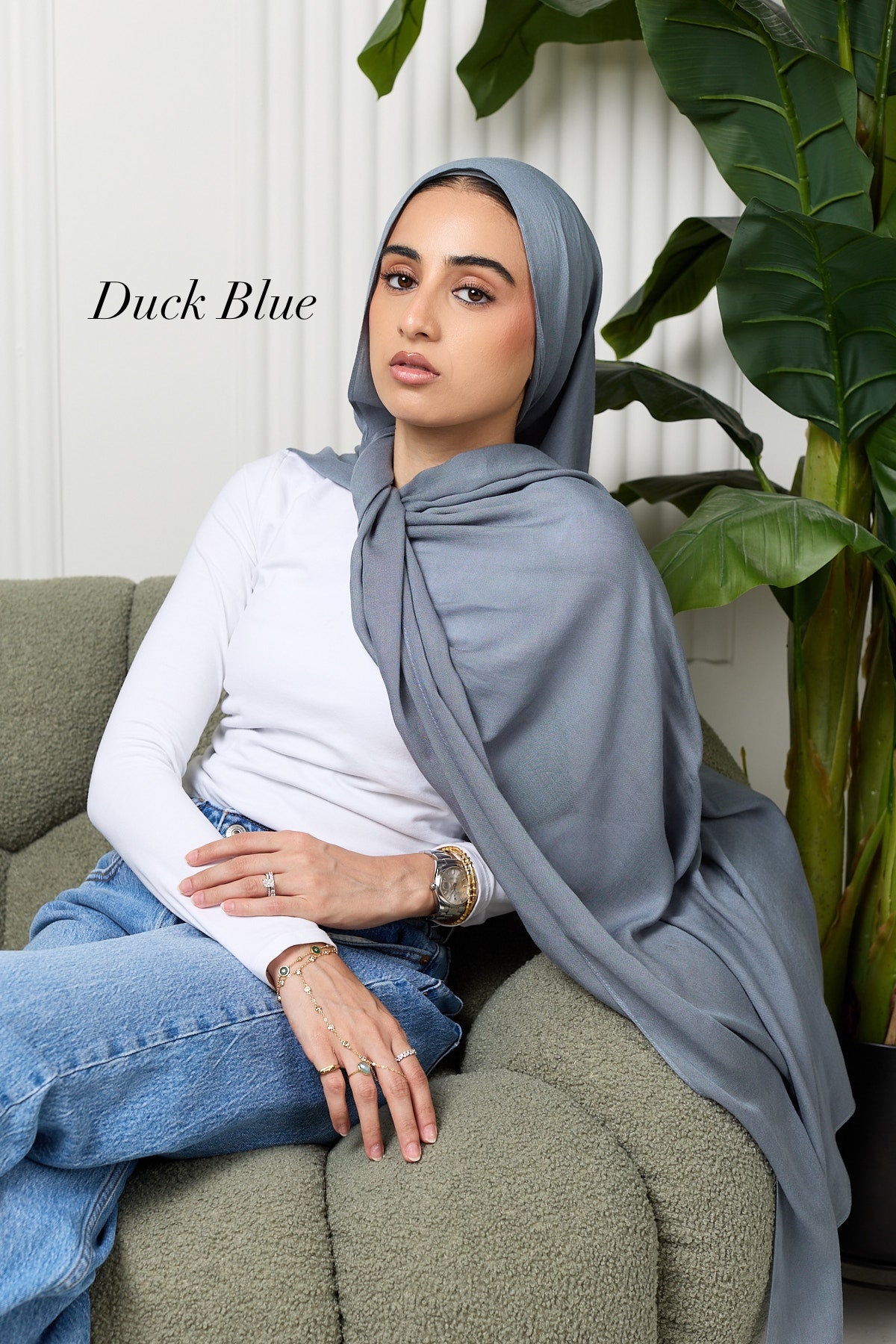 Premium Modal hijab with matching under cap
