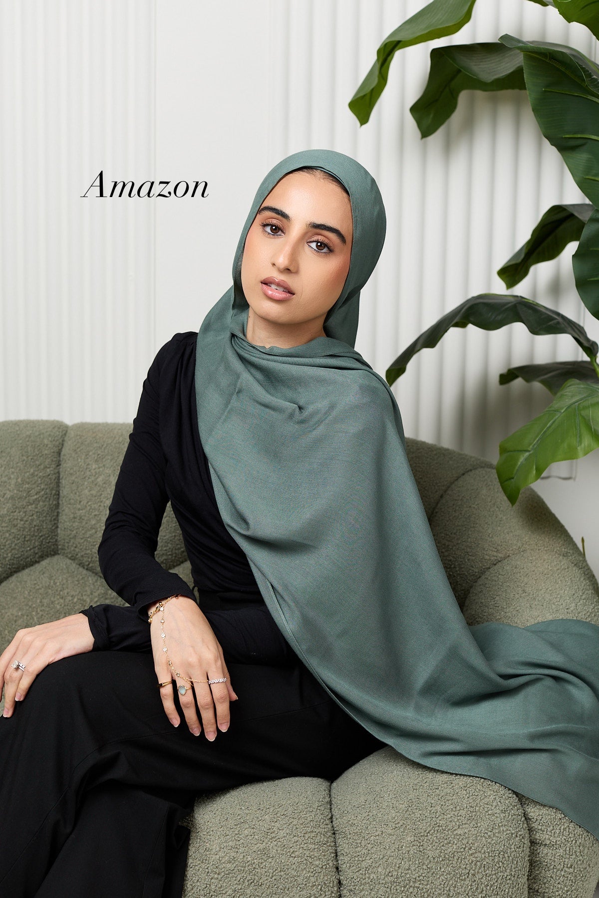 Premium Modal hijab with matching under cap