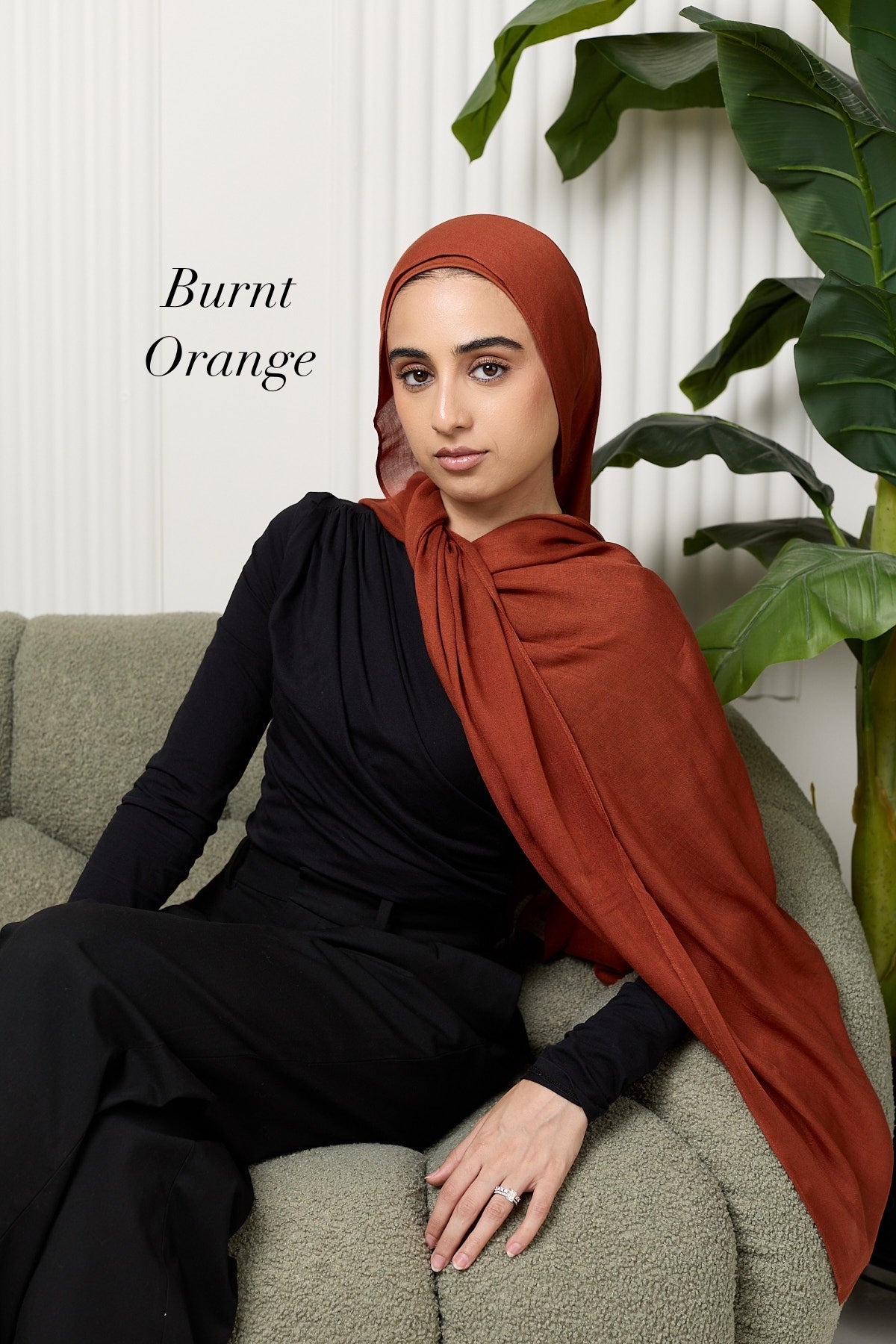 Premium Modal hijab with matching under cap