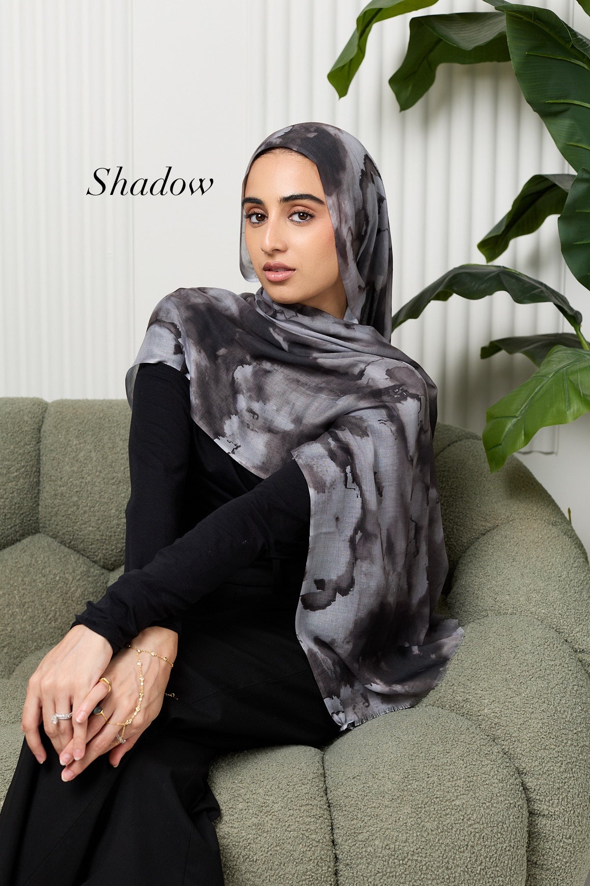 Tie dye modal hijab
