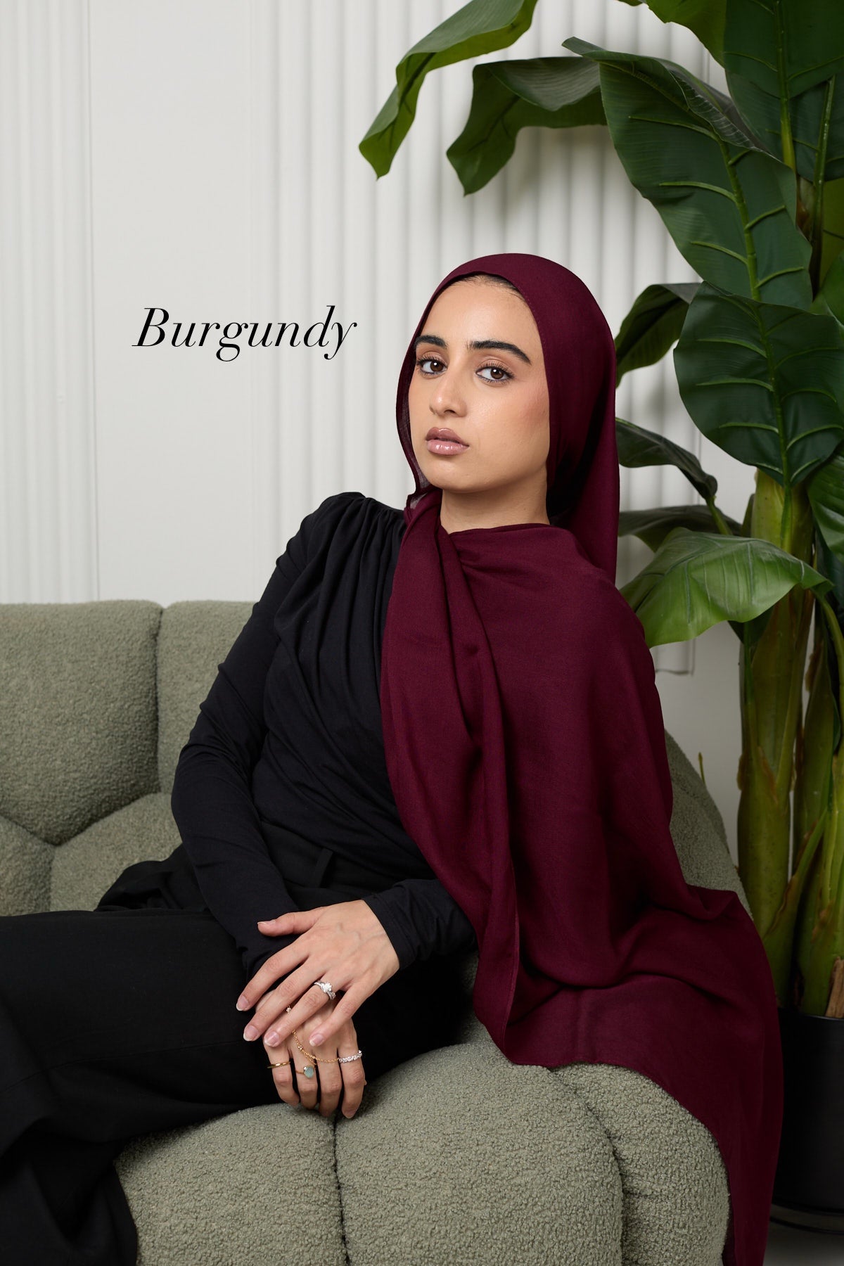 Premium Modal hijab with matching under cap