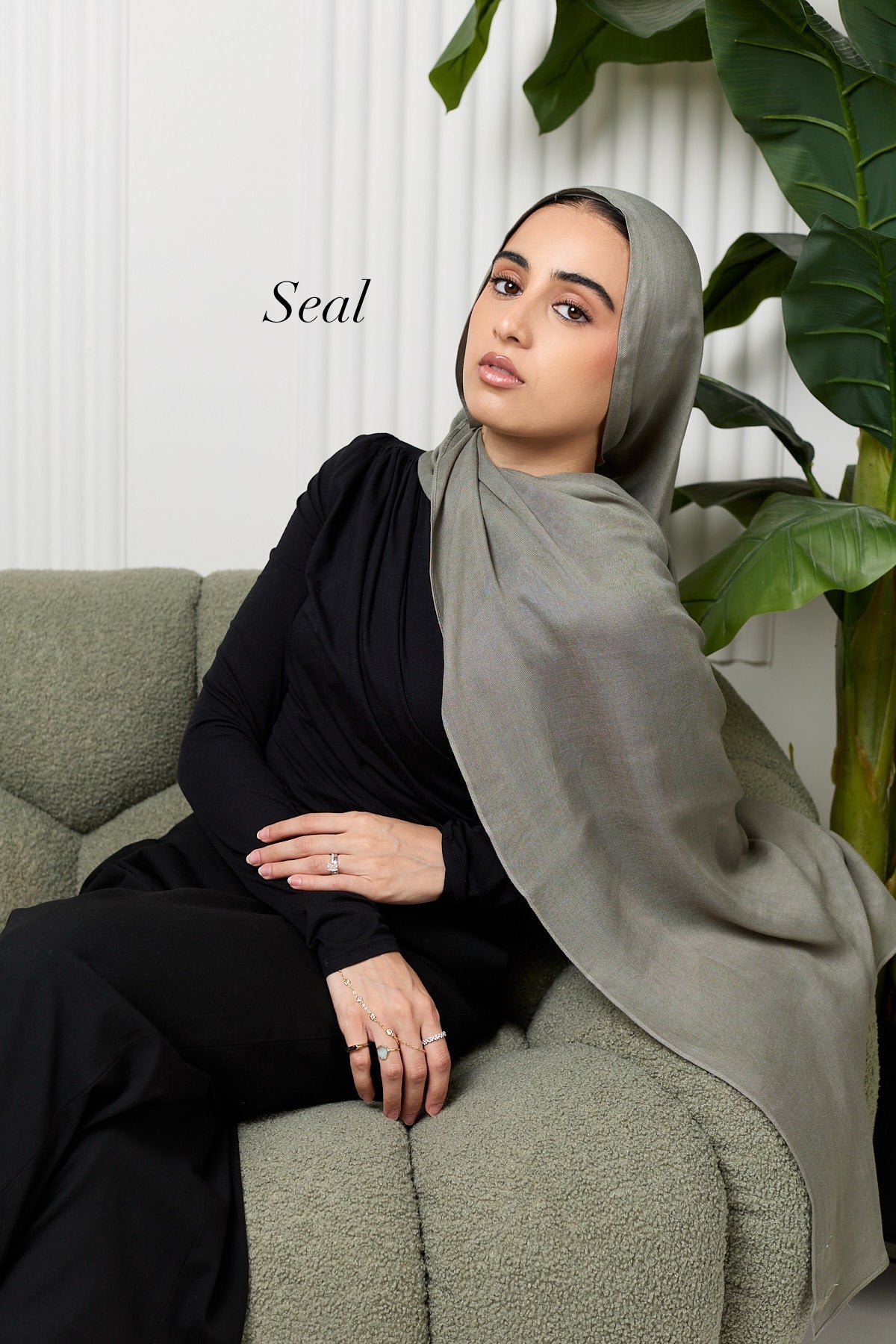 Premium Modal hijab with matching under cap