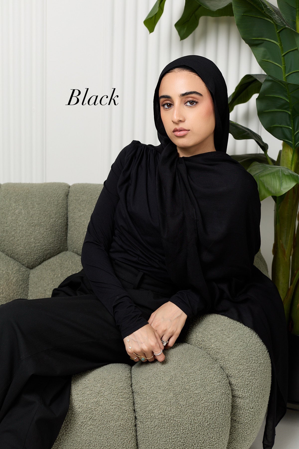 Premium Modal hijab with matching under cap