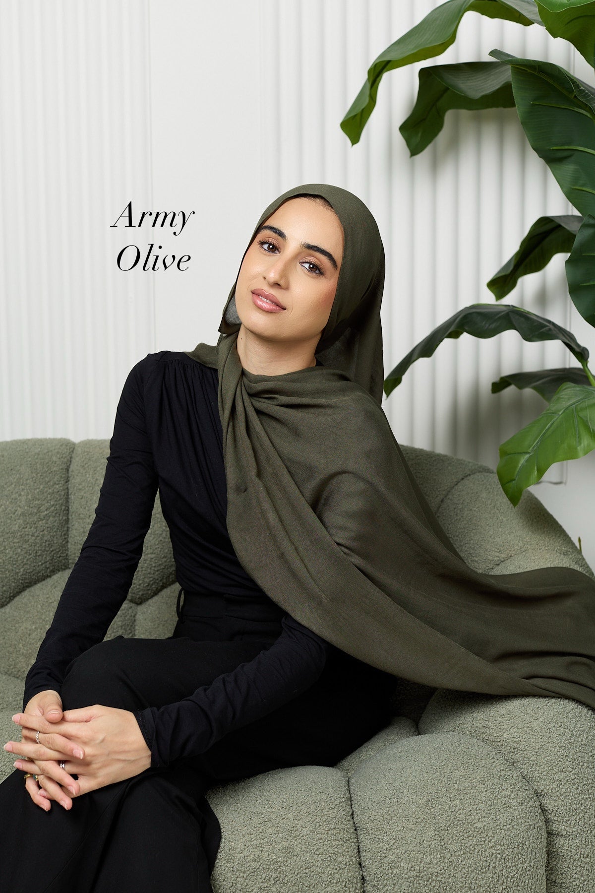 Premium Modal hijab with matching under cap