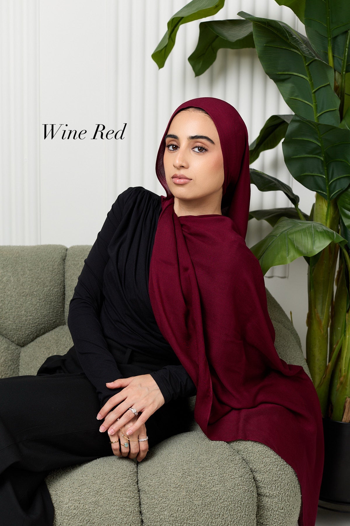 Premium Modal hijab with matching under cap