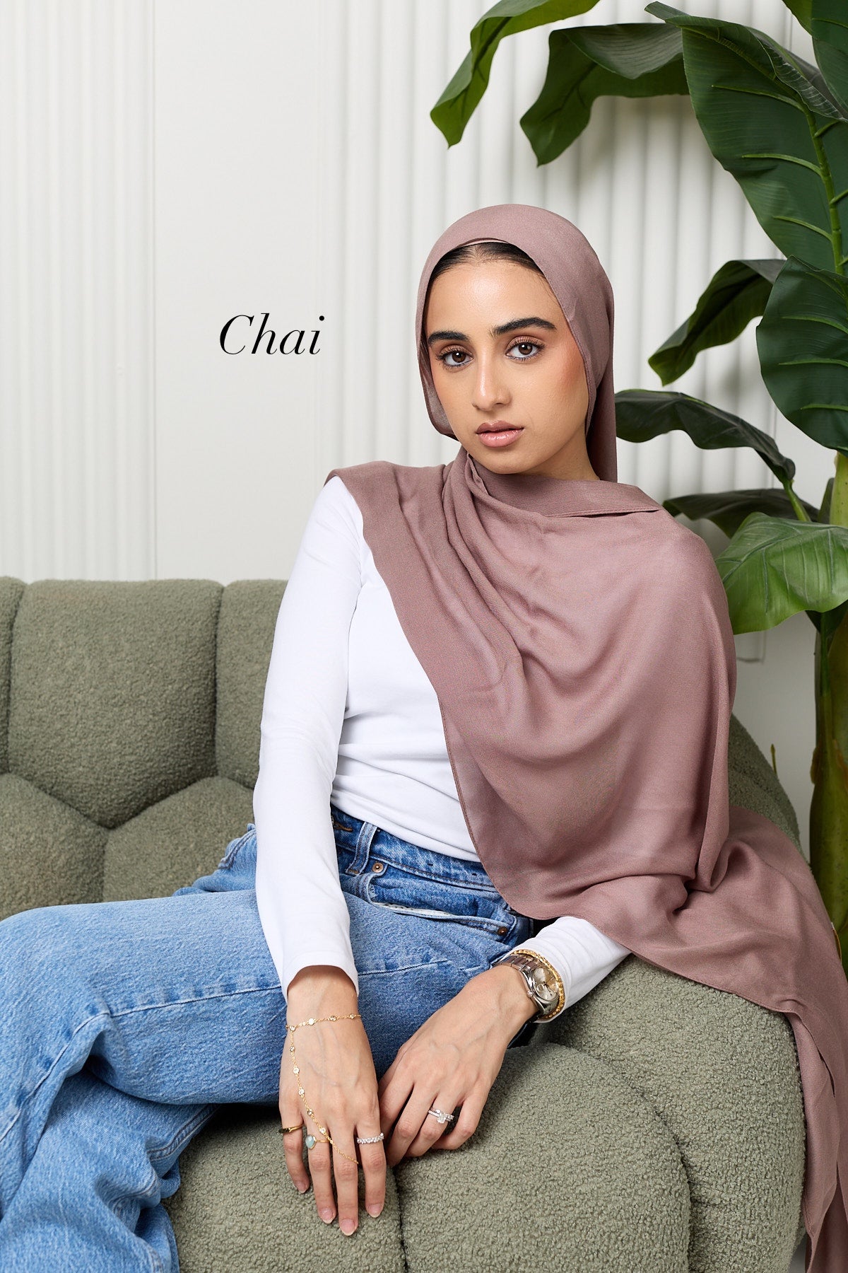 Premium Modal hijab with matching under cap