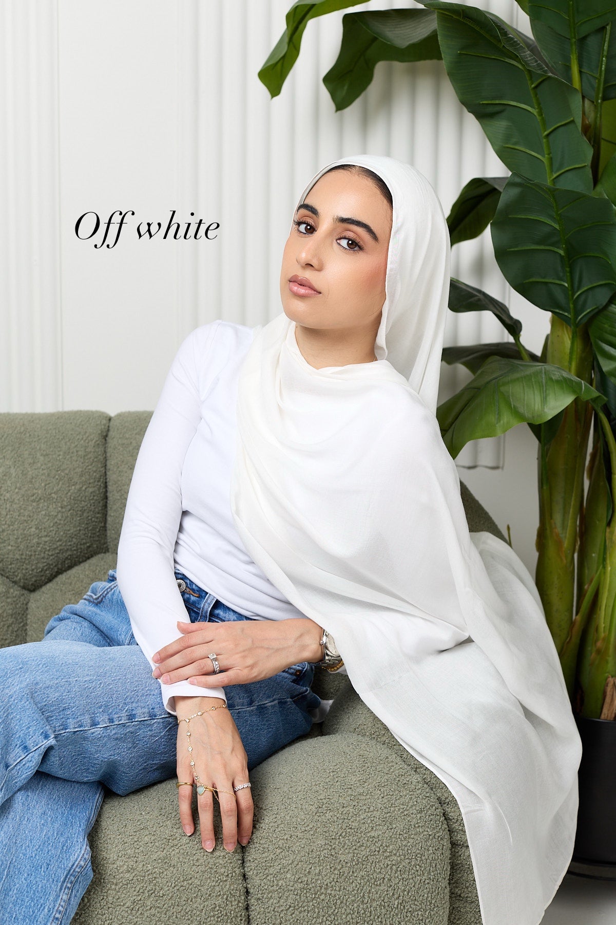 Premium Modal hijab with matching under cap
