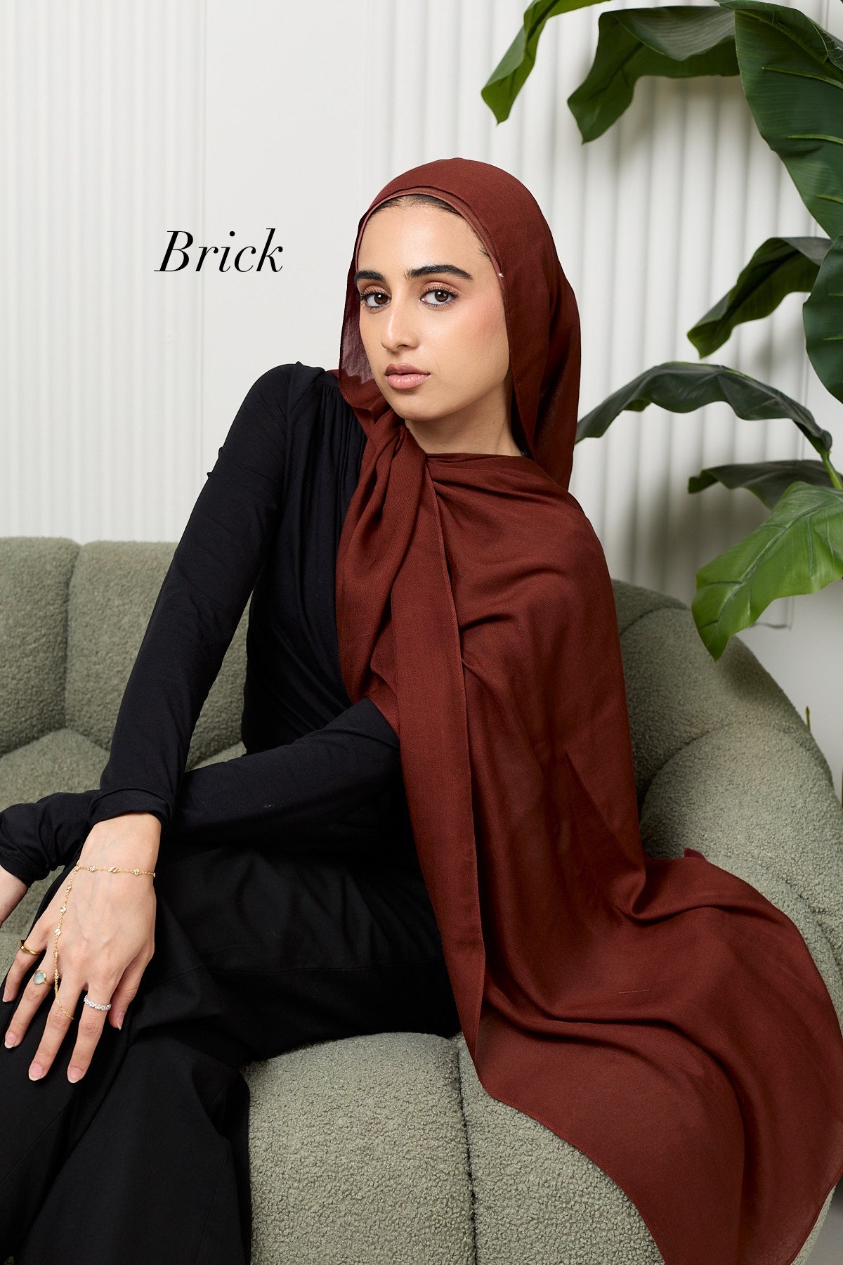 Premium Modal hijab with matching under cap