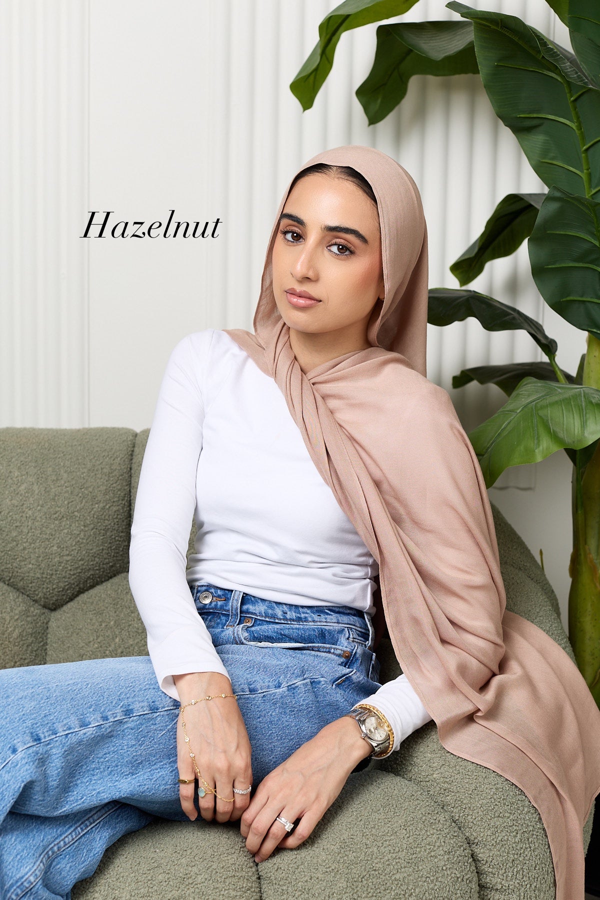 Premium Modal hijab with matching under cap