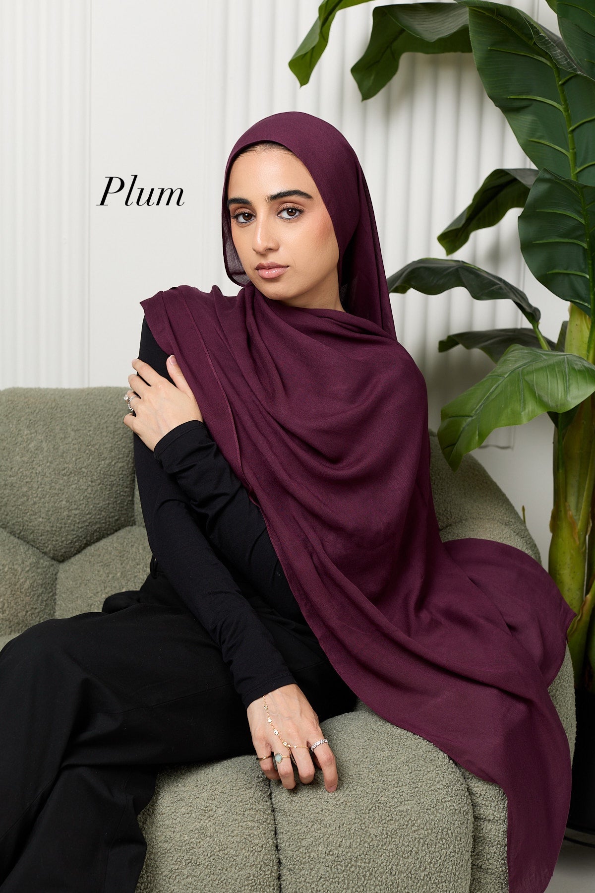 Premium Modal hijab with matching under cap