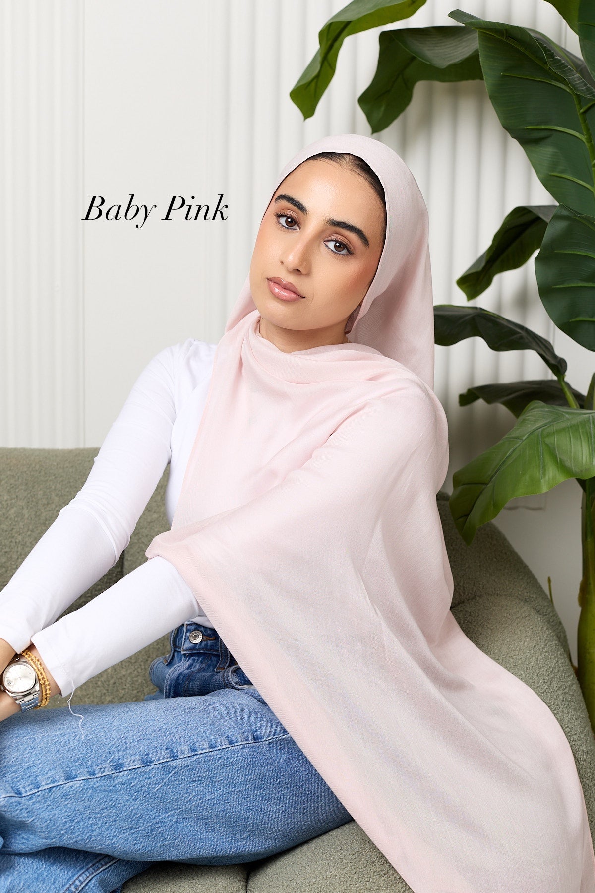 Premium Modal hijab with matching under cap