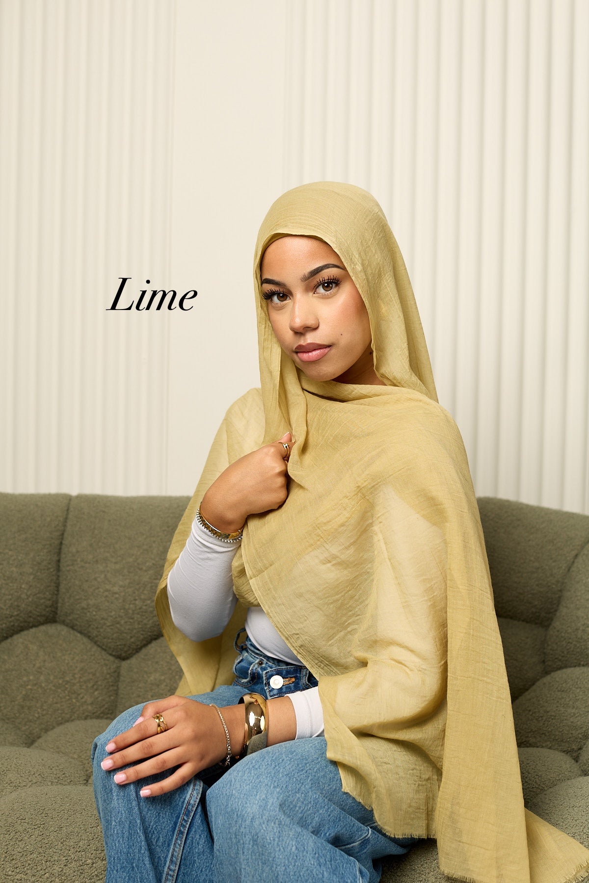 Cotton silk hijab