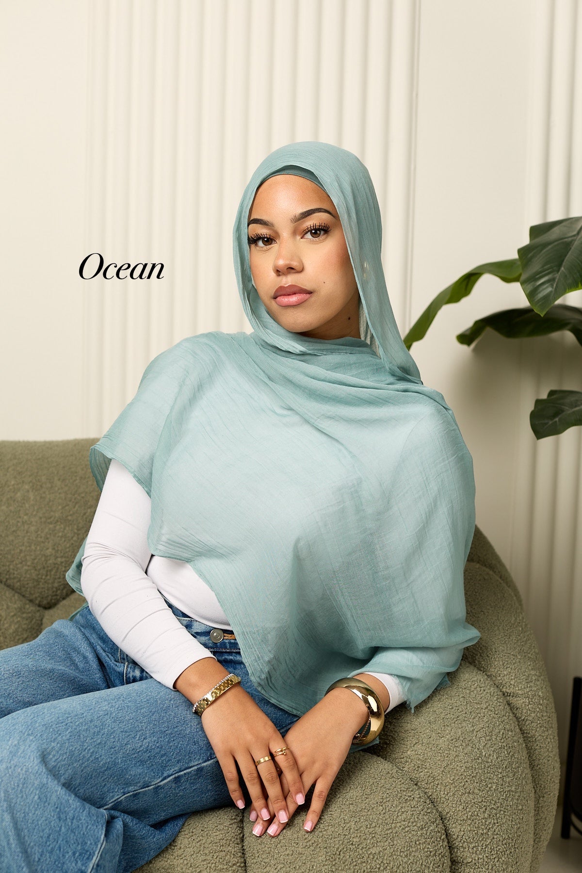 Cotton silk hijab