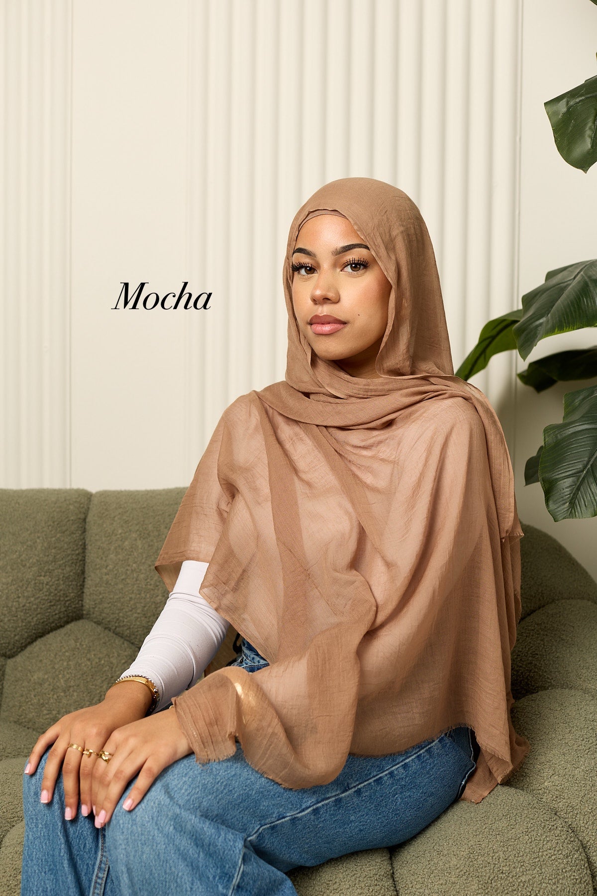 Cotton silk hijab