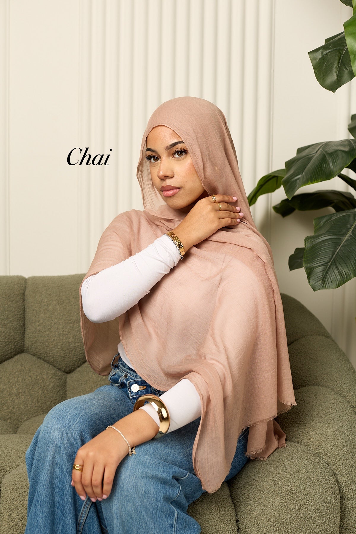 Cotton silk hijab