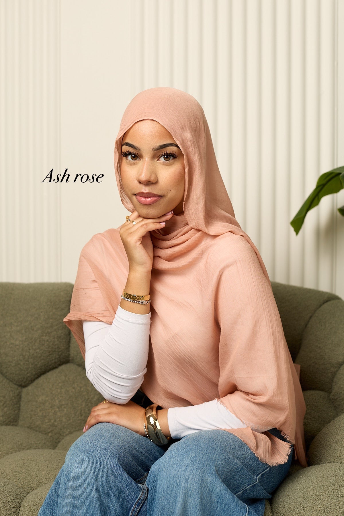 Cotton silk hijab