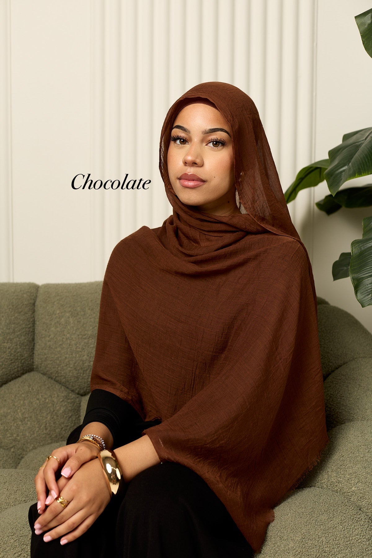 Cotton silk hijab