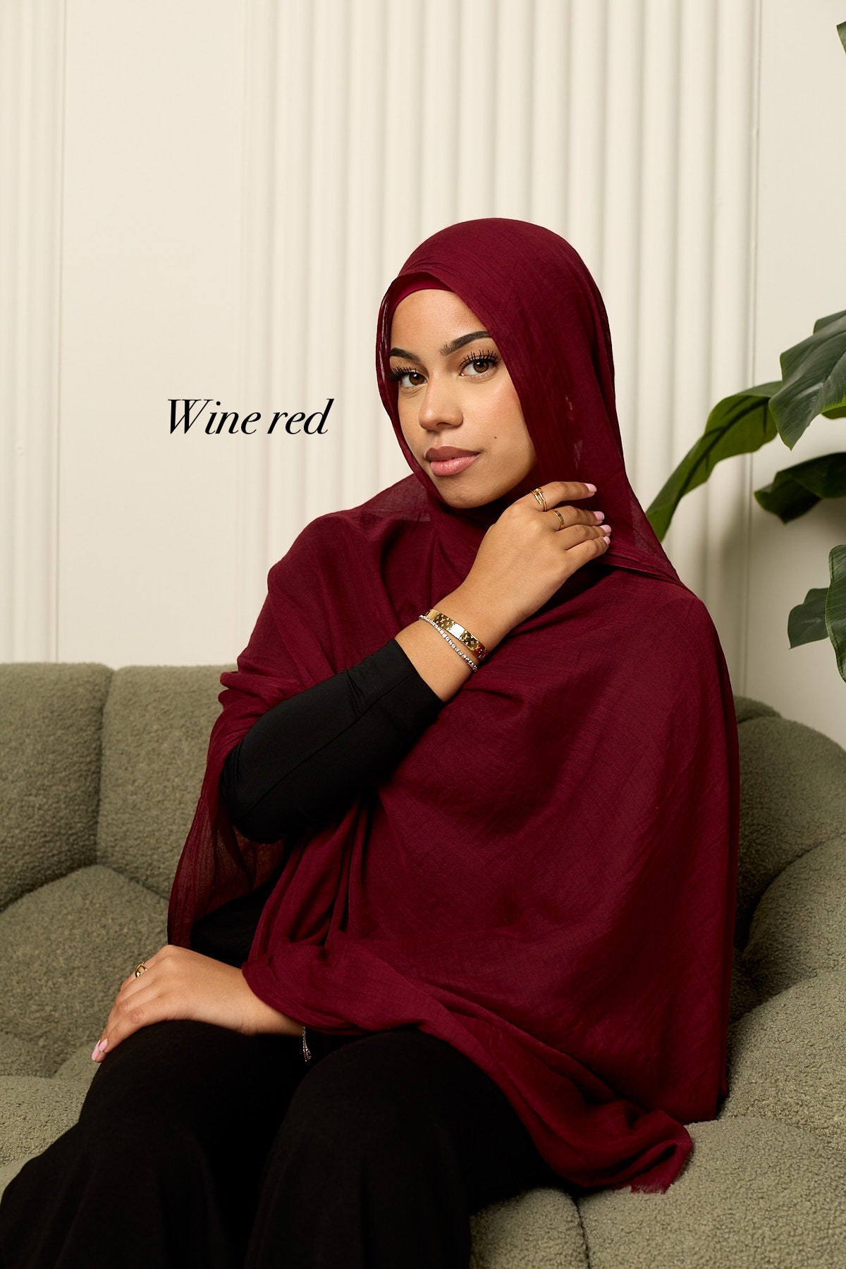 Cotton silk hijab