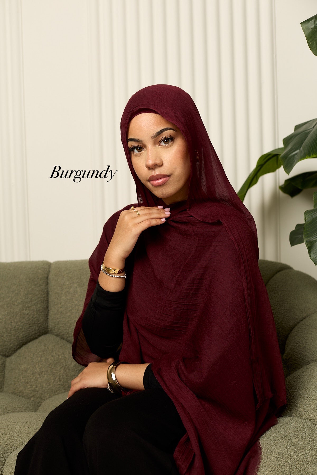 Cotton silk hijab