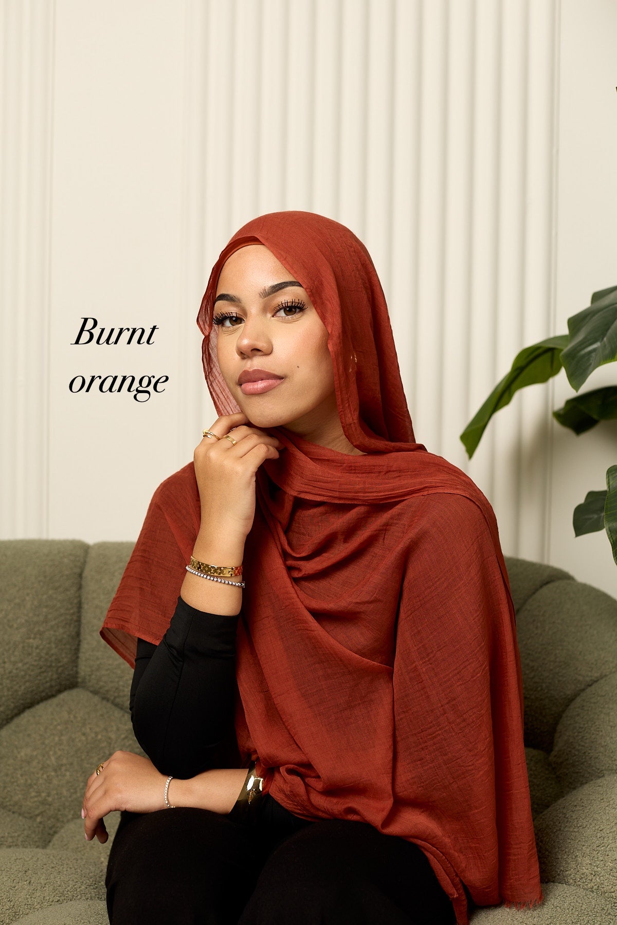 Cotton silk hijab
