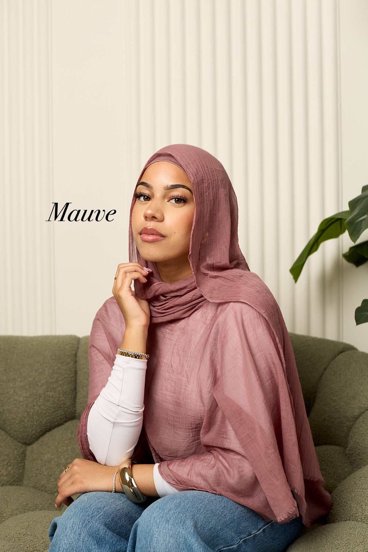 Cotton silk hijab