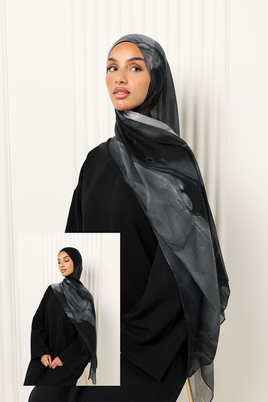 2 in 1 Printed Modal Hijabs