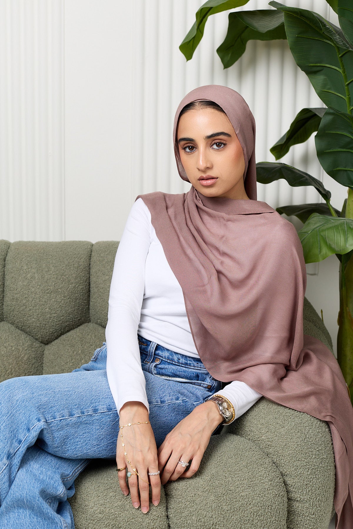 Modal Hijab with Under Cap