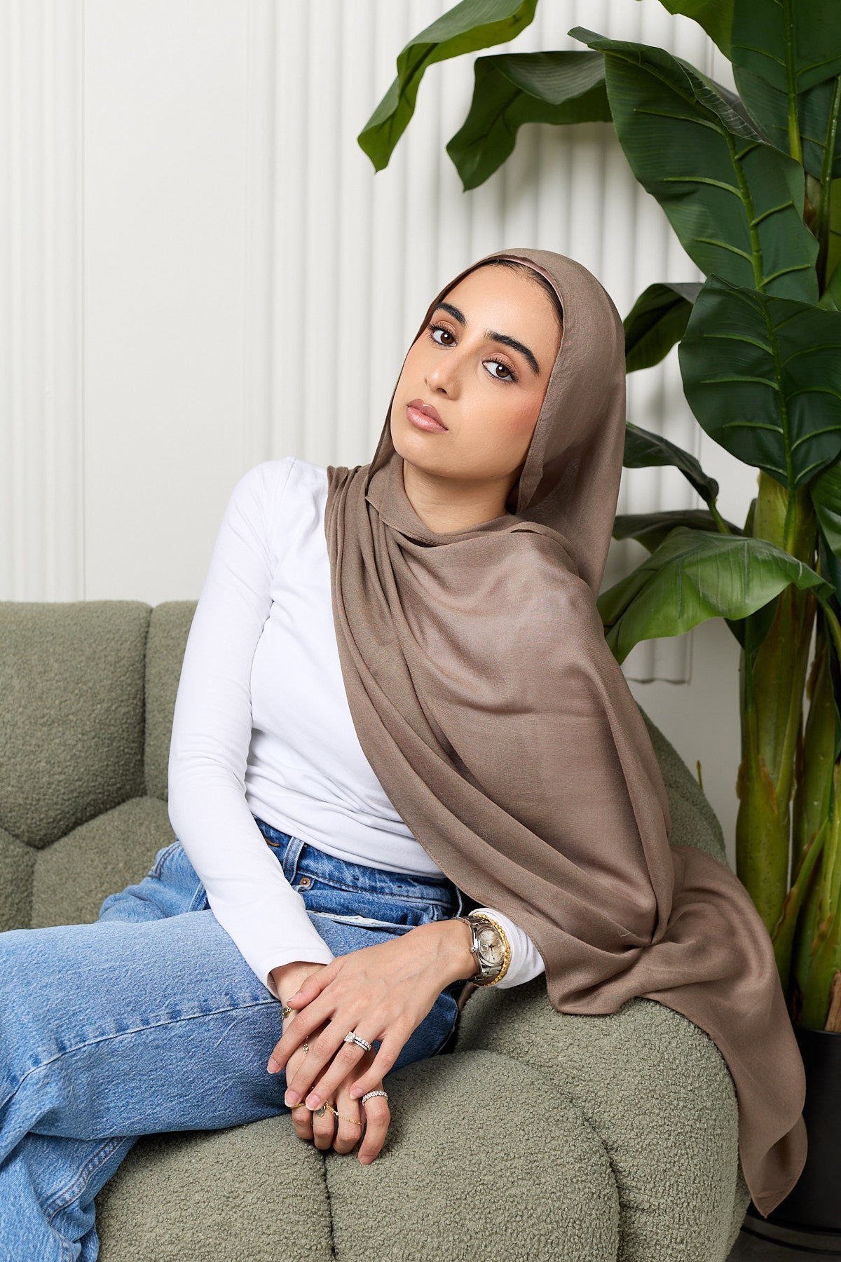 Modal Hijab with Under Cap