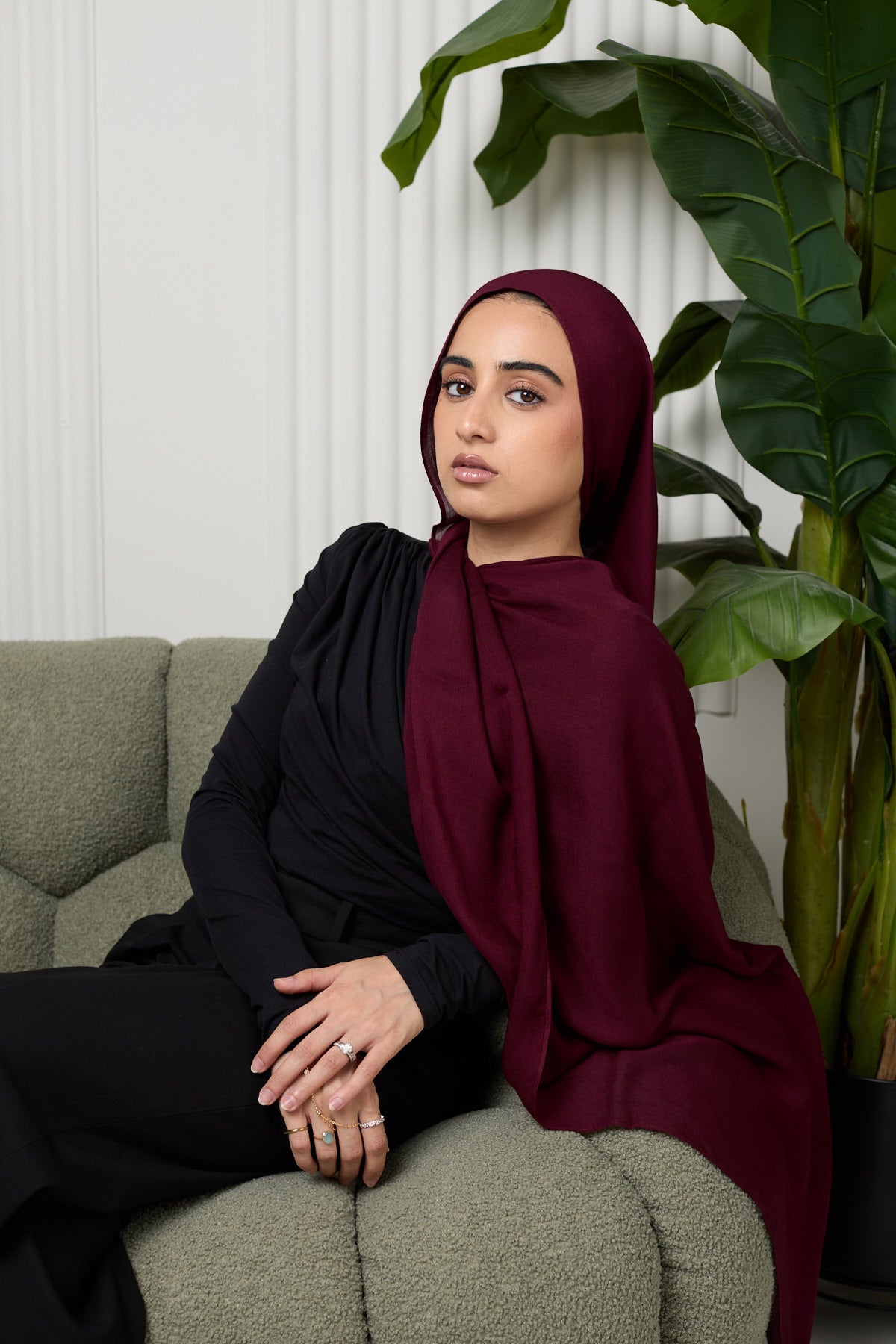 Modal Hijab with Under Cap