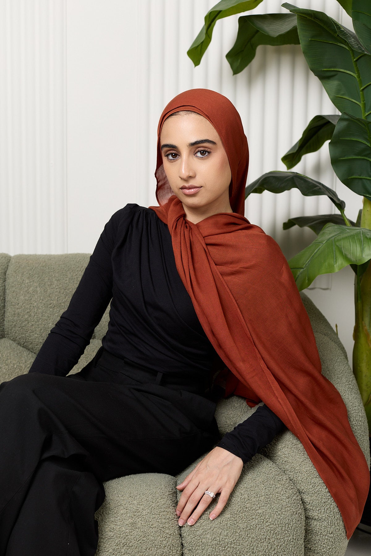 Modal Hijab with Under Cap