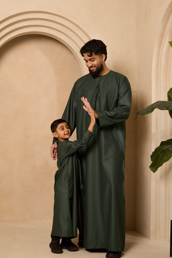 Emirati Thobe Bottle green