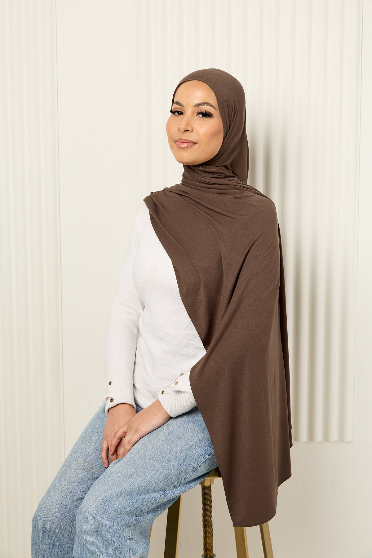 Soft hijab fabric for sensitive skin