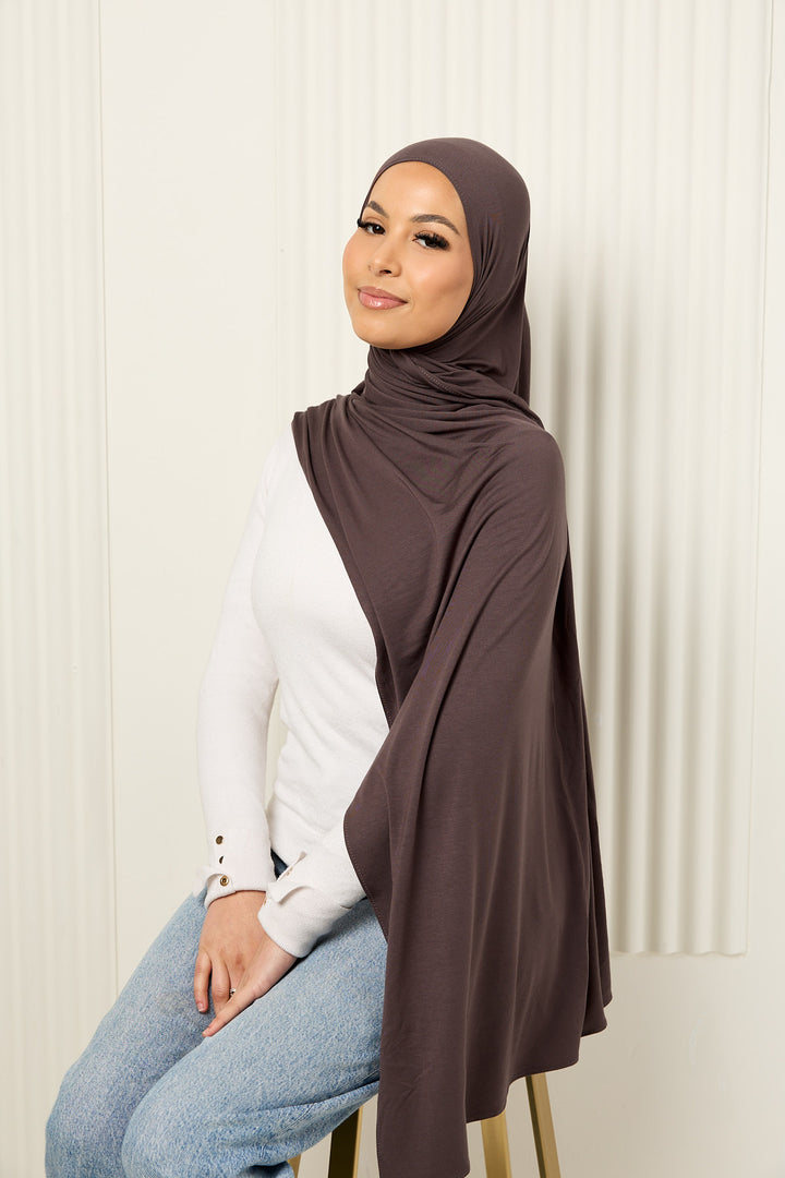 Bamboo Jersey Hijab