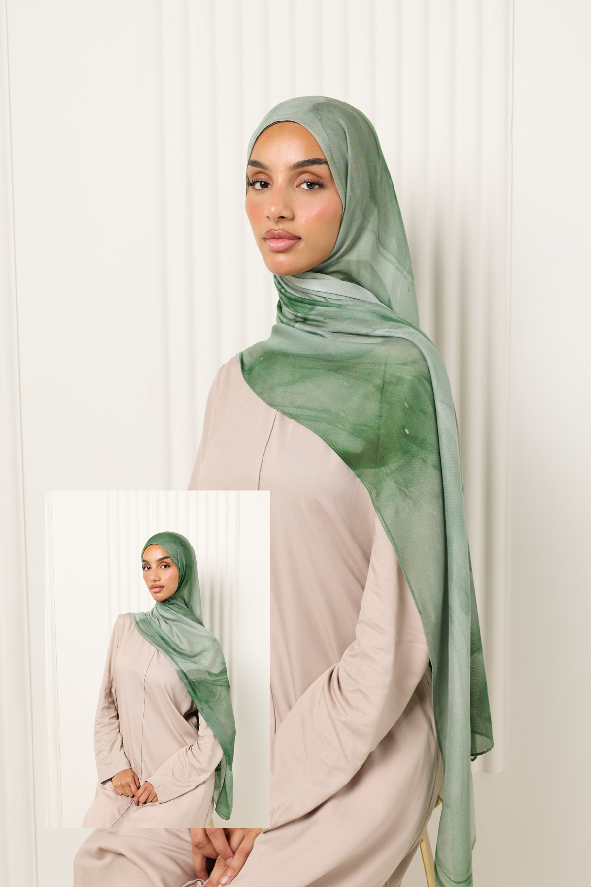 2 in 1 Printed Modal Hijabs