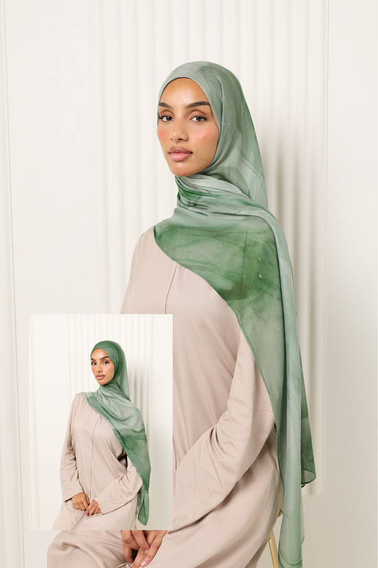 2 in 1 Printed Modal Hijabs