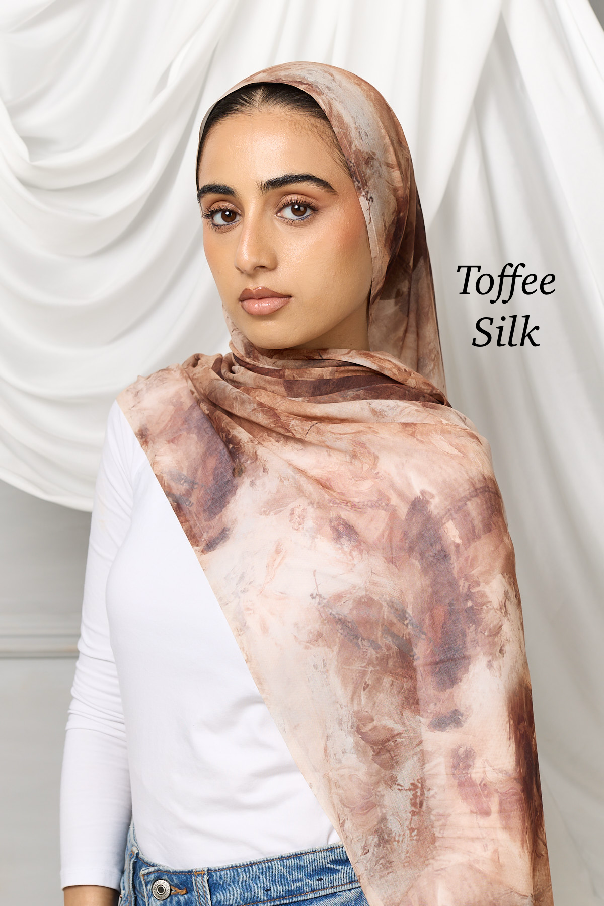 Watercolour modal hijab