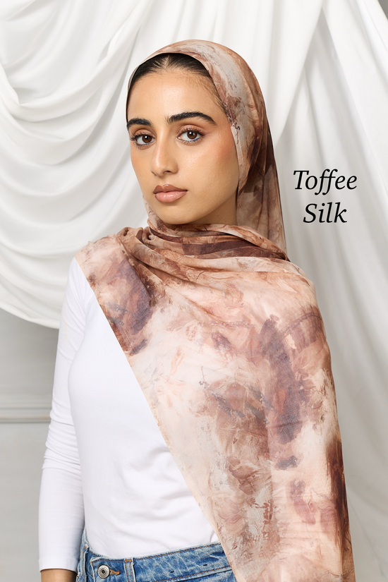 Watercolour modal hijab