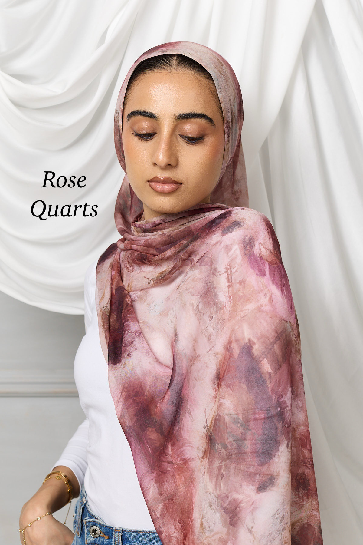 Watercolour modal hijab