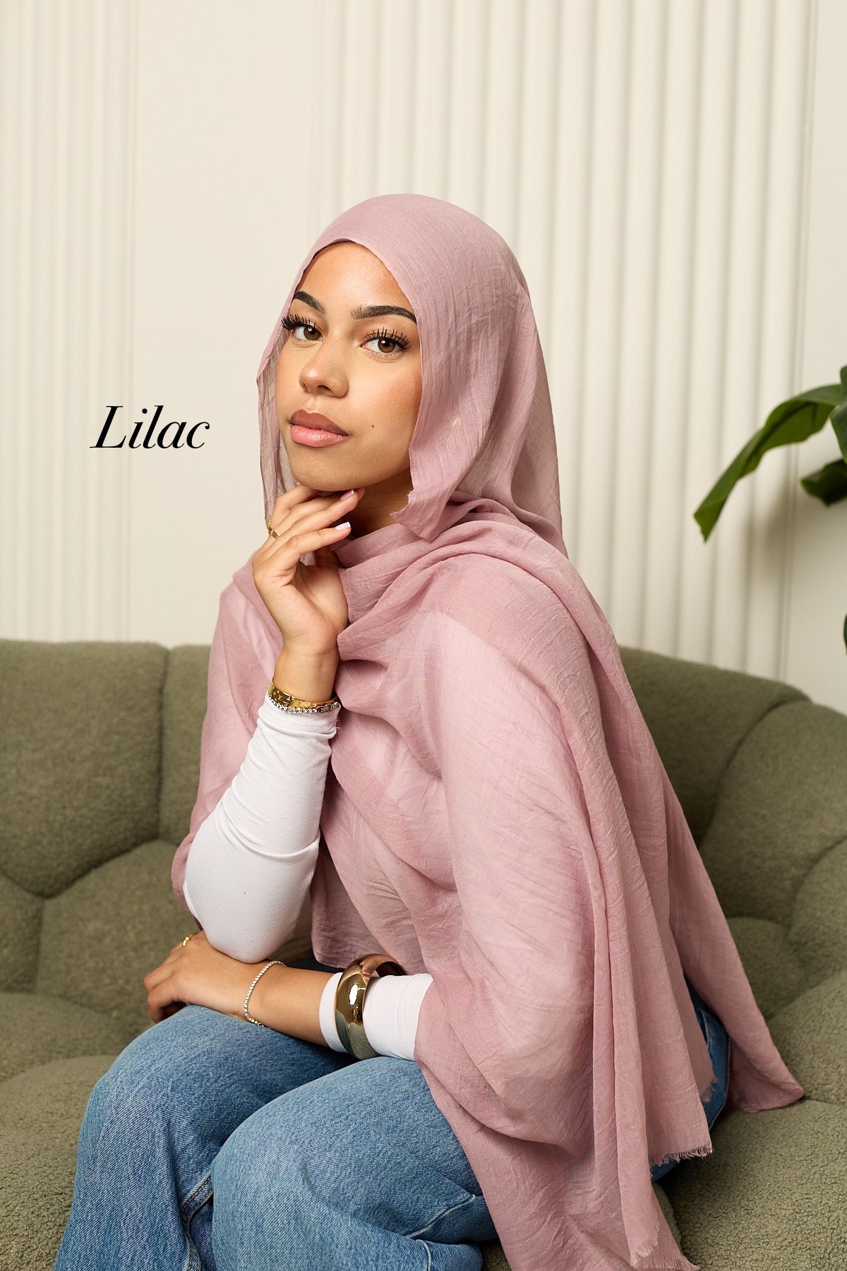Cotton silk hijab