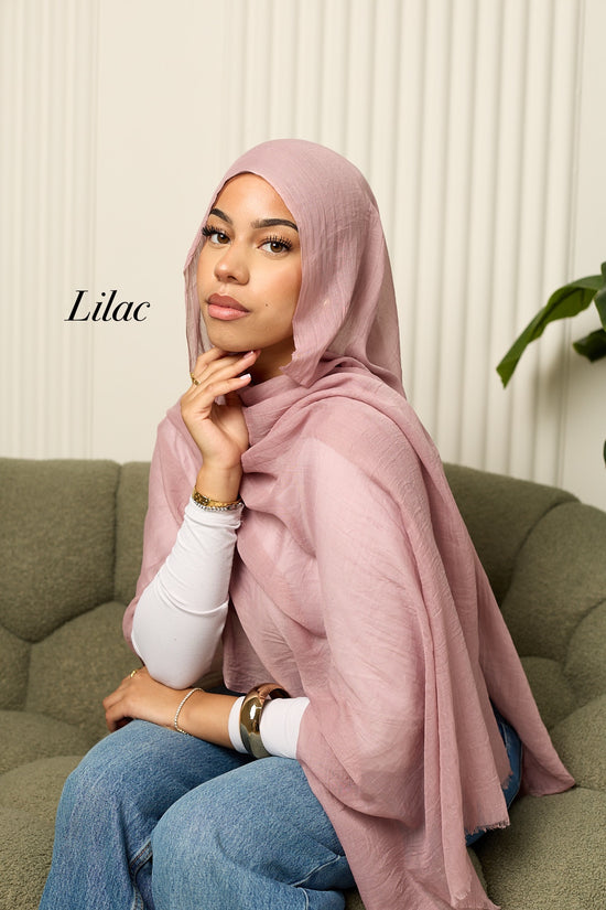 Cotton silk hijab