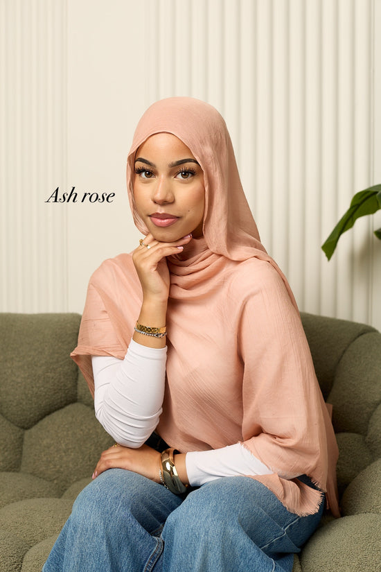 Cotton silk hijab